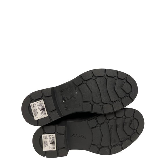 Clarks Hearth Kaylie Women's Leather Boots Ankle Black Braided Size 5.5 NEW - Picture 10 of 12